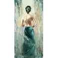 thumbnail image 2 of Orme, E. Anthony 18x32 Black Ornate Wood Framed with Double Matting Museum Art Print Titled - Demure I, 2 of 4