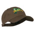 thumbnail image 5 of USA State Oklahoma Mistletoe Embroidered Low Profile Cap - Brown OSFM, 5 of 5