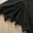 thumbnail image 6 of Xudanell Toddler Halloween Clothes Bat Graphic Hoodies Long Sleeve Hooded Tops Zipper Set Kids Clothes Black 3-4 Years, 6 of 9