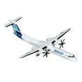 thumbnail image 2 of Bombardier Q400 Commercial Aircraft "WestJet" (C-FOEN) White with Blue Tail 1/400 Diecast Model Airplane by GeminiJets, 2 of 6