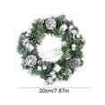 thumbnail image 3 of Dmlowu Christmas Wreaths for Front Door - 8" Pines Christmas Wreath with Berries, Exquisite Christmas Wreaths for Holiday Party Christmas Decorations, 3 of 7