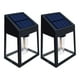 thumbnail image 2 of Luz solar de pared exterior arriba abajo | Lámpara moderna negra impermeable IP65 para la luz solar | 2PCS LED Decoración de porche en casa | Auto de anochecer al amanecer, instalación sencilla, ABS, 2 of 9