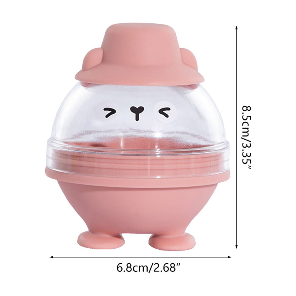 Ice-Ball-Maker Mold with Lid Easy to Release Silicone Round Ice-Cubes Molds