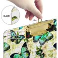 thumbnail image 4 of FMSHPON Flowers Butterflies Clipboard Hardboard Wood Nursing Clip Board and Pull for Standard A4 Letter 13x9 inches, 4 of 7