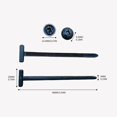 thumbnail image 3 of 50Pcs Nylon Universal Cable Tie Buckle - Heavy Duty Self-Locking Zip Ties Holder with Pin & Button Design, Plastic Cable Ties Tool Fasteners Car Body, UV Resistant Zipties for Car Daily Auto Fixing, 3 of 9