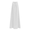 thumbnail image 5 of Kureaily Women Linen Sleeveless Extra Long Back Lace Up Linen Sleeveless Extra Long Dress, 5 of 6