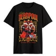 thumbnail image 3 of Marvel Deadpool Shirt Mens Merc With A Mouth King Short Sleeve Graphic Tee, 3 of 4