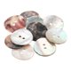 thumbnail image 1 of 10 piezas de botones de concha de perla de 1" (25mm) botón redondo de concha de 10 agujeros natural para manualidades de tela camisa DIY, 1 of 6