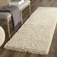 thumbnail image 3 of SAFAVIEH California Plush Solid Shag Runner Rug, Beige, 2'3" x 5', 3 of 15