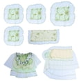 thumbnail image 1 of Minkissy 7Pcs Lace Computer Cover Green Simple and Generous Design for Office Environment Back to School, 1 of 3