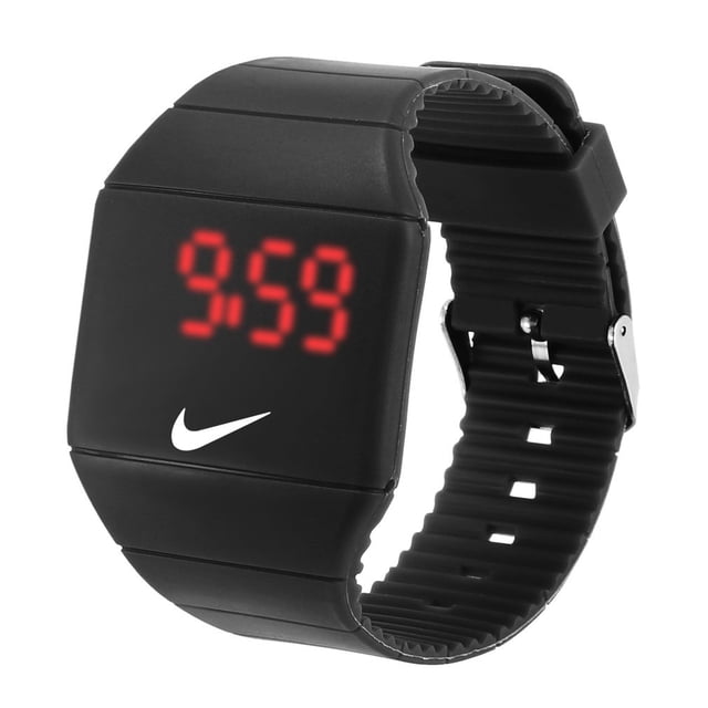 Reloj Digital LED NIKE banda de goma para estudiantes/reloj electrónico deportivo Jam Tangan Murah Gao Jiahui unisex