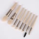 thumbnail image 5 of Set de 8 mini brochas de maquillaje para polvos, correctores, sombras de ojos y rubor. Incluye estuche. Tamaño compacto y portátil, ideal para el hogar, la oficina, viajes y actividades al aire libre., 5 of 6