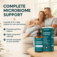 thumbnail image 3 of Happee Candida Cleanse Liquid Drops 10-in-1 Detox Support Women Men 2 Fl oz, 3 of 10