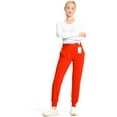 thumbnail image 5 of Infinity Women's Scrub Pull-on Scrub Jogger Pants, Mid Rise Bottoms with 4 Pocket with Interior Drawstring - IN122AP, L Petit, 5 of 6