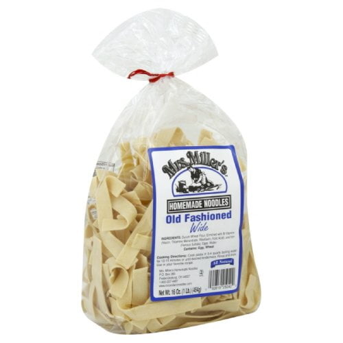Mrs. Miller's Homemade Egg Noodles, All Natural Amish Pasta, 16 ounce, Wide Width