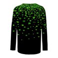 thumbnail image 5 of Chemises pour Femmes Mode Saint-Patrick Imprimé Manches Longues Col Rond Blouses pour Femmes, 5 of 5