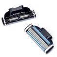 thumbnail image 5 of 3 Layer Male's Shaving Razors Blades Lubricating Strip Comfortable Fit Shave for Men, 5 of 5