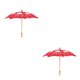 thumbnail image 1 of Yuarrent Handmade Cotton Lace Parasol Mini Wedding Girls Flower Umbrella Bridal Rojo 19 cm 2Conjunto, 1 of 1
