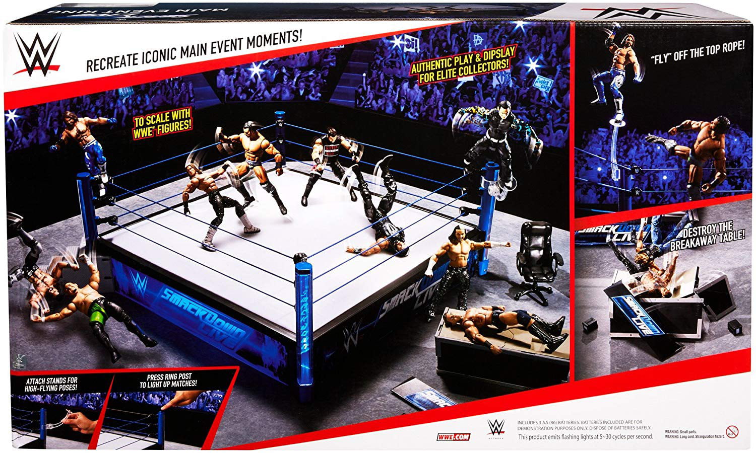 wwe smackdown ring toy