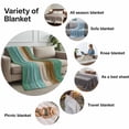 thumbnail image 6 of Flannel Fleece Throw Blanket Farm Teal Vintage Wood Board Lightweight Soft Plush Blankets,Brown Wood Grain Cozy Warm Throw Blanket for Couch Sofa Bed Car Office All Season Use 40x50in, 6 of 9
