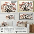 thumbnail image 4 of Designart "Shadow Dance Coral Tree Fantasy I" Floral Canvas Print, 4 of 5