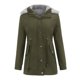 thumbnail image 1 of Abrigo de moda casual chaqueta de algodón chaqueta con capucha de longitud media a larga chaqueta de algodón de pelo de cordero de invierno para mujer, 1 of 6