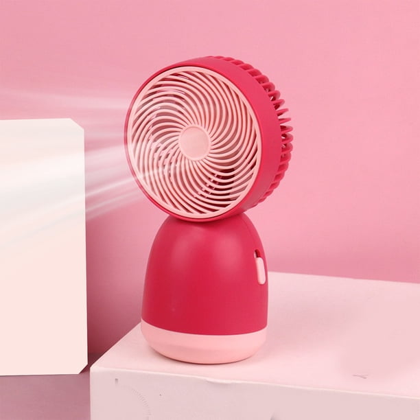 XWSHYW Electrodomésticos Ventilador Portátil, Ventilador de Mano, Regalo para Niños, Bonito Ventilador Adecuado para Regalo de Mujer, Ventilador Usb de Larga Duración, Gran Volumen de Viento, Pequeño