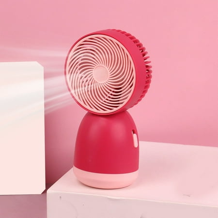 

MagicXflow Mini Handheld Fan USB Electric Battery Operated Small Fans with Data Cable Portable Fan Rechargeable Quiet Pocket Fan Summer Gift Outdoor Travel