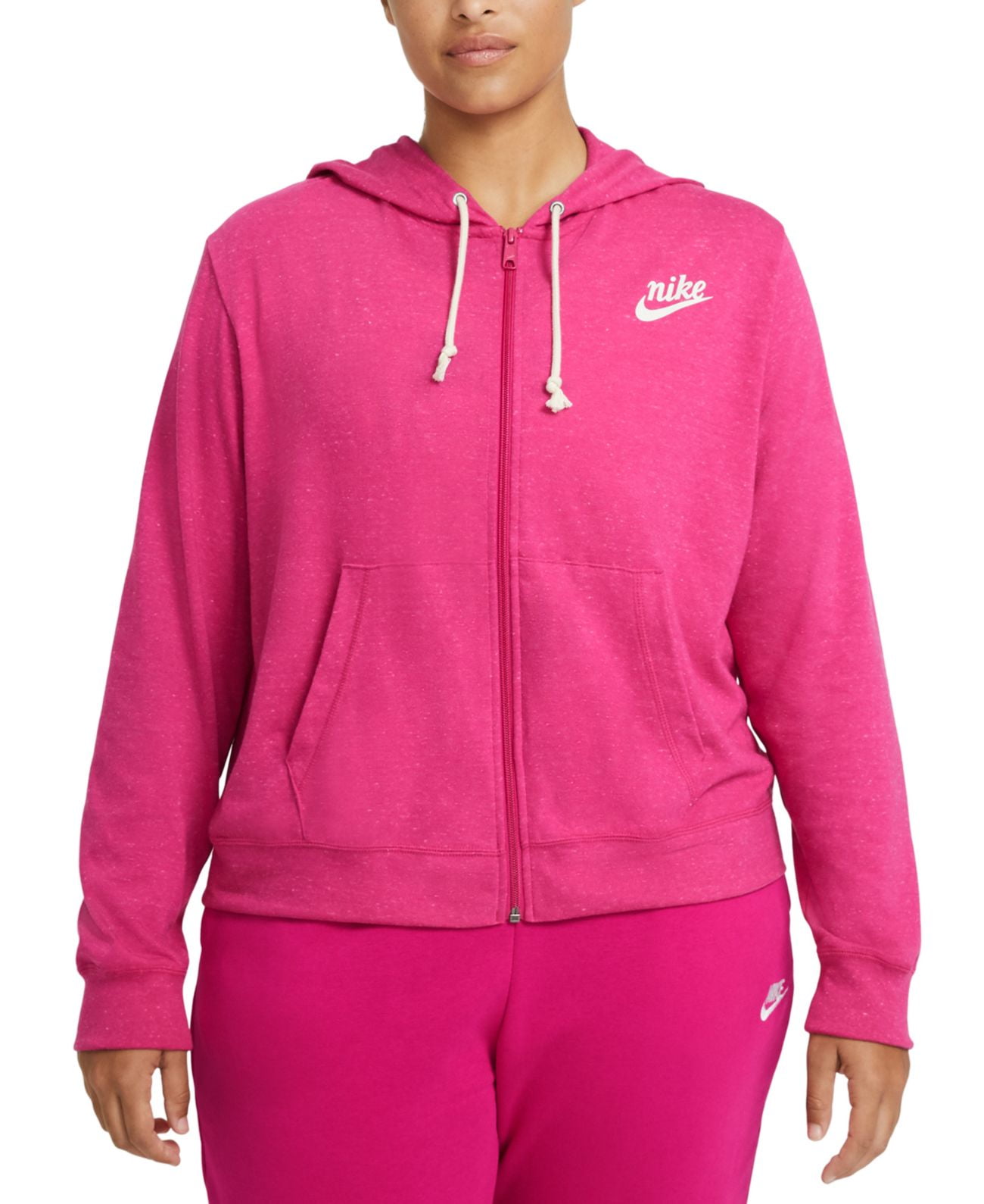 Nike Womens Plus Size Sportswear Gym Vintage Hoodie - Walmart.com