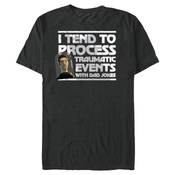 Marvel WHAT IF…? Ant-Man Dad Jokes Standard - Short Sleeve Blended T-Shirt for Adults – Customized-Dark Heather