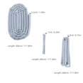 thumbnail image 6 of BESTYASH 3pcs Door Insulation Seal For Windproof Strip White Polyurethane Window Seal Strip, 6 of 8