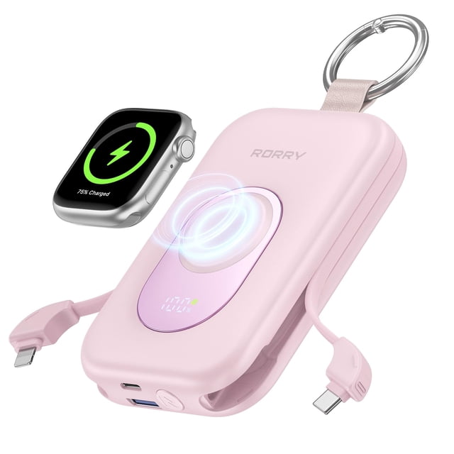 Cargador portátil RORRY CharmGo de 20000 mAh, PD 30 W, llavero