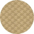 thumbnail image 1 of Ahgly Company Machine Washable Indoor Round Transitional Cinnamon Brown Area Rugs, 3' Round, 1 of 7