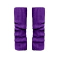 thumbnail image 4 of Sales Today Knee High Socks Under $2 GIJNRIUIUA Light Violet Knee-High Socks Knitted Socks Women's Foot Warmer Leg Warmers, 4 of 4