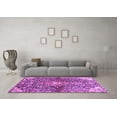 thumbnail image 3 of Ahgly Company Indoor Rectangle Abstract Purple Contemporary Area Rugs, 3' x 5', 3 of 4