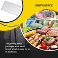 thumbnail image 3 of ziyahi Grille de Barbecue en Acier Inoxydable Rectangulaire de Remplacement Anti-Rouille Plaquée Inodore Accessoires de Grill de Rue 45x30cm, 3 of 9