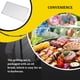 thumbnail image 5 of Soidarity Reemplazo Rectangular de malla de barbacoa de acero inoxidable, accesorios de red para parrilla de vendedor ambulante inodoro chapado Estufas de camping 40x25cm, 5 of 6