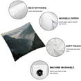 thumbnail image 4 of Acheng Baiyun Mountain Throw Pillow Covers Cozy Soft Pillowcase Square Cushion Case for Home Sofa Bedroom Car Decoration,2 Pcs White, 4 of 6