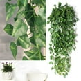 thumbnail image 6 of 2 Bunch Fake Vines Fake Ivy Leaves Artificial Ivy, Ivy Garland Greenery Vines for Bedroom Decor, Room Wall Decor, 6 of 8