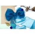 thumbnail image 6 of mds Pack of 200 Organza Chair sash Bow Sashes for Wedding and Events Supplies Party Decoration -Dark Teal, 6 of 7