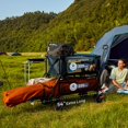 thumbnail image 2 of Timber Ridge 400L Large Capacity Folding Double Decker Wagon with Brakes, 54" Extra Long Extender Wagon Cart for Camping, Sports, Shopping, 2 of 9