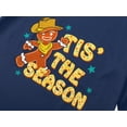 thumbnail image 5 of Topgal Little Boys Xmas Pajamas Set for Big Kids Gingerbread Man Graphic Long Sleeve 2 PC Trendy Jammie Set Size 8, 5 of 7