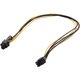 thumbnail image 5 of 10 Uds. De 6 pines PCI-E a 8 pines (6+2) PCI-E (macho a macho) Cable de alimentación GPU de 50cm para tarjeta de imagen, tarjeta de derivación de servidor de minería. esquí esquí Gafas de esquí, 5 of 5