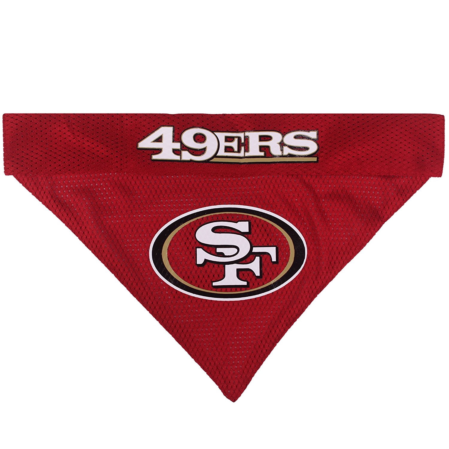 Pets First Nfl San Francisco 49Ers Reversible Bandana Licensed, Reversible Pet Bandana - 2 Sided Bandana