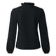 thumbnail image 5 of Blusa informal de manga larga con cuello de volantes y cuello en V para mujer Fridja hjk4201, 5 of 7