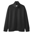 thumbnail image 4 of Oversize Women Sweatshirts Solid Turtleneck Long Sleeve Casual Warm Lightweight Pullover Tops, 4 of 5