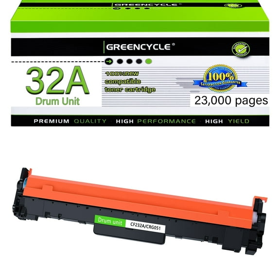 greencycle Compatible Replacement for HP 32A CF232A Drum Use for Laserjet Pro M203dn M203dw M227fdn M227fdw M118dw M148fdw M227fdn(1PC)