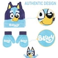 thumbnail image 4 of Bluey Bandit and Chilli Toddler Hat with Winter Mittens for Kids ? Warm Bluey Winter Hat for Toddler with Kids Mittens, 4 of 4