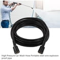 thumbnail image 3 of HRTGFD-Pressure Washer Hose 29.5 FT (9m) M22 14MM Black Cleaning Pipe - High Pressure Car Wash Hose for Garden, Lawn, Yard, Windows, Driveways, Roofs, and More, 3 of 4
