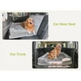 thumbnail image 6 of Bestco 36" Orthopedic Dog Bed for Large Dogs with Blanket Egg Crate Foam Removable Cover, Light Gray, 6 of 11